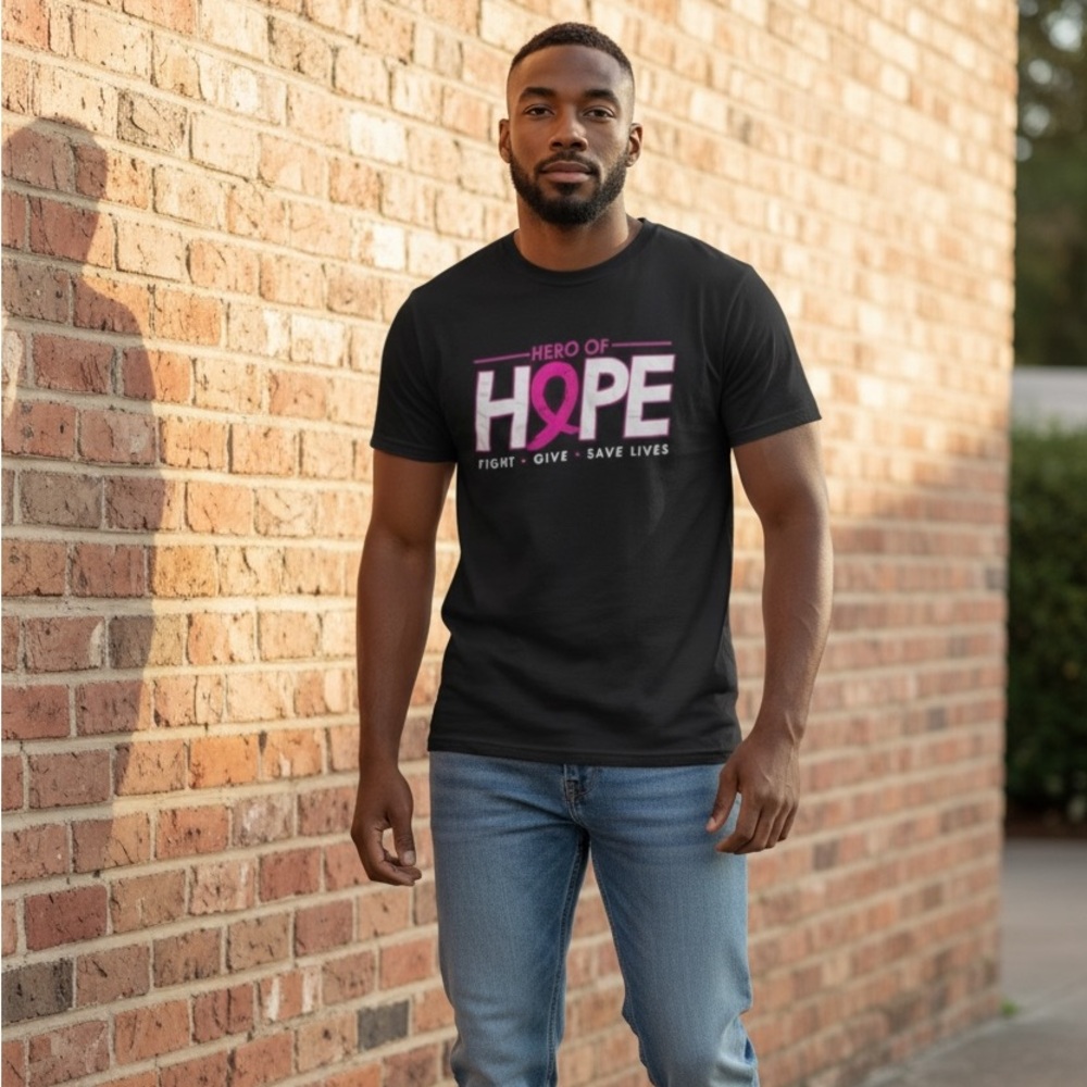 Fruit Of The Loom Hero Of Hope T-Shirt